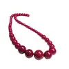 Regalo del Día de la MadreCollar de Cinabrio de Alto Contenido, Cadena de Arena Dorada Morada, Cadena para Clavícula Regalo para Mejor Amiga, Madre, Pareja