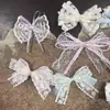 Nuo Ru Encaje Perla Doble Cinta Lazo Hecho a Mano Accesorios Zapatos Calcetines Bolsas Accesorios de Ropa Accesorios al por Mayor