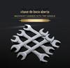 Ferramenta de chave de extremidade aberta terno de chave sem uso de ponta dupla 8-10 fixo 1719 garfo pequeno 14 chave de garfo