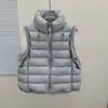 Jaqueta Pinghu com Penas 2026 Outono/Inverno Novo Estilo 90% Penas de Pato Branco Colete Tricô Patchwork Moda Colete