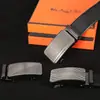 Cinturón para Hombre de Aleación de Zinc con Hebilla Automática, Cinturón de Hombre, Cinturón de Piel de Vaca de Dos Capas, Exquisito Cinturón de Pantalón de Acero Imitación