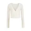 Cardigan de Punto Gris con Protección Solar de Manga Larga para Mujer Estilo Ligero Maduro de Principios de Otoño Conjunto de Dos Piezas Vestido Chaleco Adelgazante