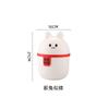 Meng Qu Long Desktop Trash Bin Home Dormitório Escritório Criativo Desktop Diversos Balde de Armazenamento com Tampa