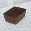 Caja de almacenamiento de fieltro creativa, personalizada, de una sola pieza, para escritorio, para refrigerios ordenados, pequeños objetos, caja de almacenamiento de fieltro personalizada