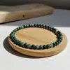 Pulsera de Ágata de Hierba Acuática Natural con Cuentas Youjia Jewelry para Mujer, Fresca y Versátil, Pulsera de Moda Versátil