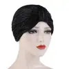 Turbante Plegado Indio Transfronterizo, Sombrero Pañuelo Delgado de Color Sólido para Verano, Sombrero Indio Plegado de Amazon