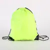 En Stock Bolsa con Cordón de Poliéster 210D Tela Oxford Evento de Maratón Deportes Baloncesto Mochila con Cordón Almacenamiento Personalizado