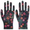 Guantes de nailon de color al por mayor delgados transpirables sin polvo guantes de línea protección laboral jardinería guantes para recoger
