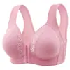 Sujetador Frontal Transfronterizo Sexy de Espuma Sin Aros Delgado Anti-caída Push-up para Pecho Pequeño Transpirable Ropa Interior Sujetador para Mujer