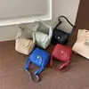 Mini bolsa tiracolo de cor sólida estilo coreano para mulheres, nova coleção de verão 2026, moderna, simples, chique, leve e bolsa tote casual