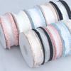 Color en stock cinta rizada lazo de cinta accesorios para el cabello hechos a mano DIY ramo pastel horneado embalaje cinta venta al por mayor