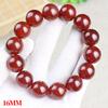 Pulsera de ágata roja con cuentas de transferencia de año de nacimiento de color vino tinto para hombres y mujeres, pulsera de cristal para pareja, regalo de joyería