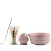 Set de Palillos para Té Hechos a Mano Estilo Japonés Hengfei Tazón de Cerámica para Ceremonia de Café Matcha Pincel de Papel para Preparar Matcha