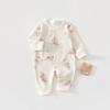 Roupas de borboleta para bebê primavera e outono algodão puro categoria a 0-6 meses roupas de recém-nascido macacão de bebê roupas de bebê tesouro feminino