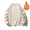 Sudaderas de Gamuza para Hombre 2027 Nuevo Otoño Retro Americano Holgadas Versátiles Manga Larga Camiseta Ropa Base Superior