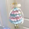DIY de Natal Bastão Torcido Rosa Pingente de Árvore de Natal Sacola de Materiais Pingente para Presentes de Aniversário para Casais e Amigos