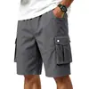 Comercio Exterior Transfronterizo Ropa de Trabajo Deportiva Casual de Verano para Hombre Europea y Americana de Talla Grande con Cordón Shorts de Cinco Puntos en Stock