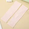 Manga protectora solar de seda de hielo para niños, verano, exterior, protección UV, hipoalergénica, repelente de mosquitos, manga de hielo, transpirable, color liso, manga para brazo ligera