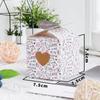 Caja de dulces, caja de regalo para San Valentín, regalo de compromiso de boda, galleta, tarta de huevo, caja de turrón, caja vacía