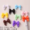 Accesorios Acrílicos de Moño de Color Sólido 3D Decoración para Funda de Teléfono Hecha a Mano, Pinza para el Cabello, Joyería Pajarita Pequeña Venta al por Mayor