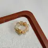 Anillo Corredizo de Citrino Natural, Varios Estilos de Accesorios DIY, Anillo de Cuentas de Cristal Amarillo Torre, Cuentas Sueltas, Accesorios para Pulseras