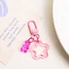 Pendente Criativo Colorido Transparente Ursinho Estrela DIY Chaveiro Fofo Acessórios para Bolsa Feminina Case de Fone de Ouvido Charme