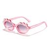 Gafas de Sol con Lentejuelas Infantiles, Dibujos Animados Lindos, Montura Ovalada, Protección UV, Gafas de Sol Lindas para Bebé, Estilo Urbano de Gama Alta