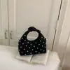 2026 Nova Bolsa Transversal de Ombro Casual Simples Estilo Coreano Fresco com Bolinhas para o Dia a Dia