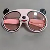 Novos Óculos de Sol de Silicone Polarizados para Crianças Anti-UV para Exterior Óculos de Panda Tigrinho Fofos Óculos de Sol para Fotos na Rua