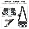 En Stock Transfronterizo Más Vendido Patrón de Tablero de Ajedrez Nuevo Bolso de Hombro Simple Bolso de Mano Cuadrado Pequeño de Moda Bolso Cruzado Antirrobo