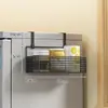 Estante de Almacenamiento Lateral para Refrigerador Estante para Suministros de Cocina Estante Colgante de Pared Lateral Multicapa para Botellas de Especias Película Adhesiva Sin Perforaciones