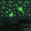 Lvkang Decoração de Teto para Quarto Infantil Estrelas Fluorescentes Estrelas Luminosas Teto do Céu Adesivos Luminosos Adesivos de Parede de Unicórnio para Quarto Infantil