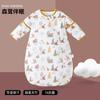 Cobertor Anti-Chute Unissex para Bebê de Gaze de Algodão de Bambu Candy Teddy Universal para Todas as Estações Primavera e Outono Classe A Saco de Dormir de Verão para Bebê