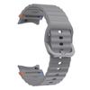 Correa de silicona con hebilla de color y puntada ondulada para Samsung Galaxy Watch7/FE watch654