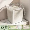 Cubo de Arroz Doméstico a Prueba de Insectos y Humedad Barril Sellado Cubo de Arroz Tanque Contenedor de Almacenamiento de Harina de Arroz Gran Capacidad Cubo Caja de Arroz para Fideos