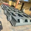 Fabricante de sistemas de portões de aço integrados, grande portão circular com incrustações de cobre e boa vedação de água bidirecional