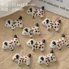 Botões de cerâmica fofos de cachorrinho pintados à mão, materiais para pulseira DIY feita à mão e acessório de vestuário, contas soltas