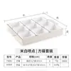 Conjunto Criativo de Louça de Melamina com Nove Compartimentos para Hot Pot Comercial e Pratos de Acompanhamento para Churrasco, Pratos de Lanche e Bandeja Dividida