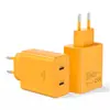 Nuevo modelo transfronterizo adecuado para iPhone 16, cargador GaN de 45W, cargador de estándar europeo, carga rápida dual-C, venta al por mayor de fábrica