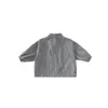 Camisas Estilosas e da Moda Estilo Bufante para Crianças Pequenas, Camisas Confortáveis de Primavera para Meninos, Cardigãs para Meninas, Tops de Bebê