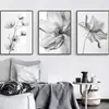 Pintura de Lienzo de Tres Piezas para Sala de Estar y Dormitorio, Lienzo al Óleo de Alta Definición, Pintura Decorativa Estilo Chino, Arte de Pared, Hecho a Medida