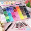 Rhinestones de Resina Coloridos para Nail Art, Pintura Diamantada DIY, Adesivos de Celular, com 40 Grades 28 Grades 3mm Flat-Back