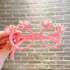 Montura de Gafas para Niños Niñas Lindo Sin Lentes Bebé Foto Dibujos Animados Juguete Montura de Gafas Moda Montura de Gafas Decorativa