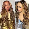 Comercio Transfronterizo Moda Europea y Americana Color Piano Cabello Rizado de Ola Grande Tocados África Caliente Peluca Frontal con Encaje