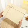Caja de Regalo para Bufanda, Caja de Regalo Souvenir Roja, Caja de Regalo Grande de Base y Tapa, Caja Vacía, Caja de Regalo de Cumpleaños, En Stock
