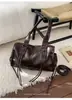 Bolsa Boston temática de motocicleta transfronteiriça, bolsa de ombro de couro macio da moda, bolsa tote de grande capacidade, bolsa transversal retrô para mulheres, atacado