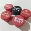 Nueva Tapa de Vino de Silicona de Grado Alimenticio Tapa Redonda de Silicona para Botella de Vino Tapa Selladora para Cerveza con Logo Imprimible