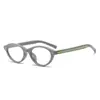 Nuevas Gafas Aso Ovaladas Estilo Coreano para Mujer con Montura Pequeña tipo Nerd, Aspecto de Alta Gama, Aptas para Lentes Graduados