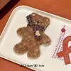 Colgante de Oso de Peluche de Dibujos Animados Original de Gama Alta, Oso Lindo Sucio, Muñeco Colgante Decoración de Bolso para Otoño e Invierno para Niñas