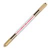 Bolígrafo de bordado de cristal de doble punta con pedrería dorada, bolígrafo para cejas estilo coreano, bordado multifuncional, bolígrafo hecho a mano, otros trabajadores de la belleza